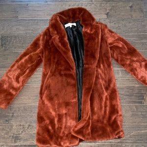 Sebby Collection faux fur coat
